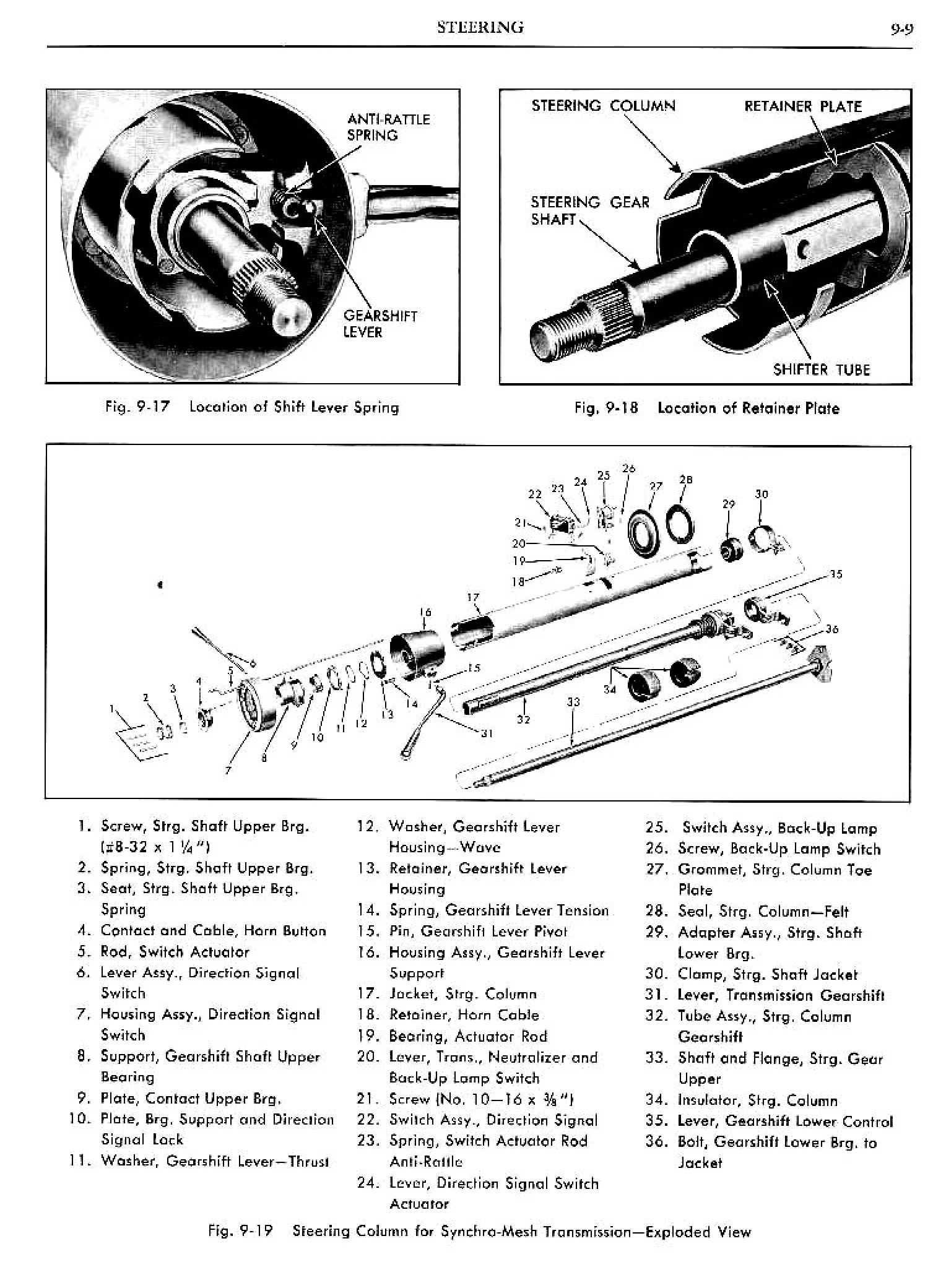 1962 Pontiac Chassis Service Manual- Steering Page 9 of 22